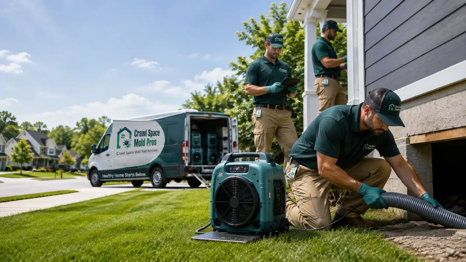 Crawl Space Mold Removal in Junction City, OR
